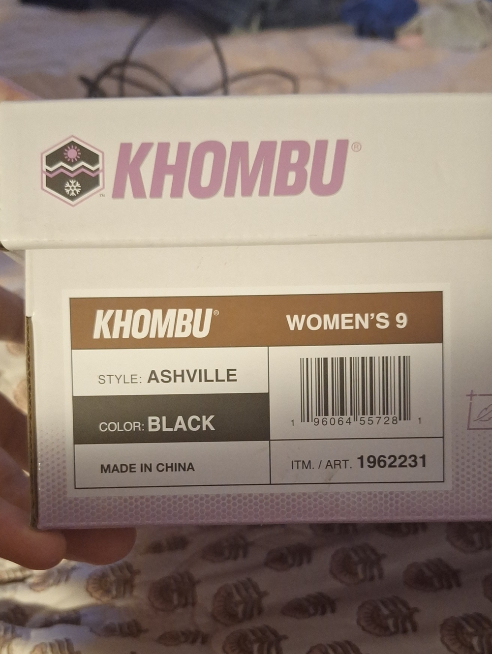 Khombu Women's Ashville Box — Black and Brown Label